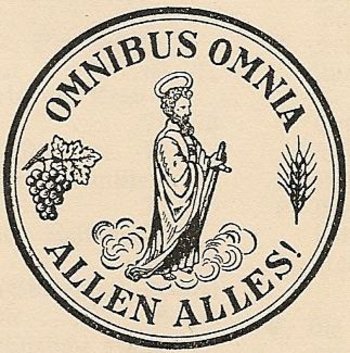 Wahlspruch Bussereaus Omnibus Omnia! Allen Alles!
